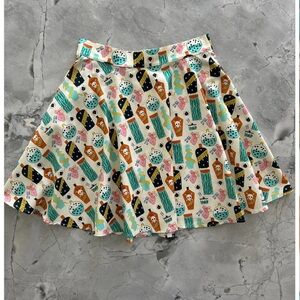 Retrolicious Potions skater skirt - small